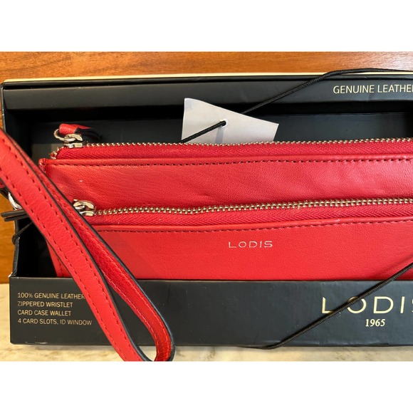 NWT LODIS Red Wristlet & Wallet Gift Set - Picture 2 of 8